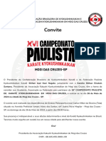 Regulamento 16º Campeonato Paulista de Kyokushinkaikan de Mogi Das Cruzes