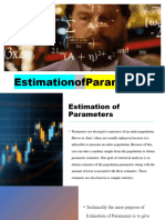 Estimation of Parameters (1)