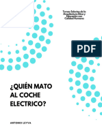 ¿Quién Mató Al Auto Electrico