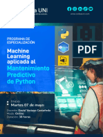 MACHINE LEARNING APLICADA AL MANTENIMIENTO PREDICTIVO en PYTHON