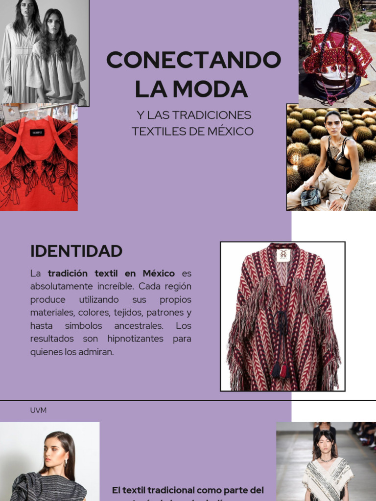 Moda y Tradición Textil en México | PDF | Textiles | Moda