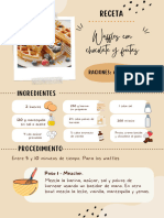 Receta de Waffles