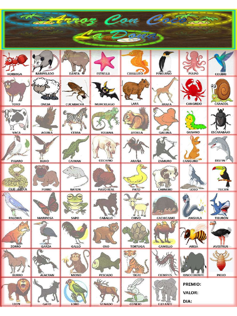 Datos De Animalitos De Venezuela