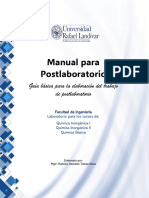 Manual - Elaboración Del Trabajo de Postlaboratorio