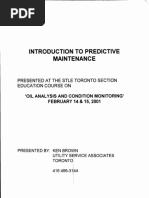 Introduction To Predictive Maintenance STLE 2001