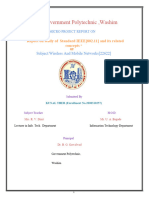 Wireless and Mobile Networks 22622 Subject Microproject