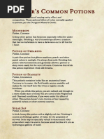 Common Potions in D&D 5e Guide | PDF