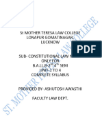 Constitutional Law 2 Yr