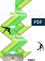Pe11 - Topic 7 Four Basic Fundamental Gymnastics Position