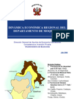 Dinamica Regional y Economica de Moquegua