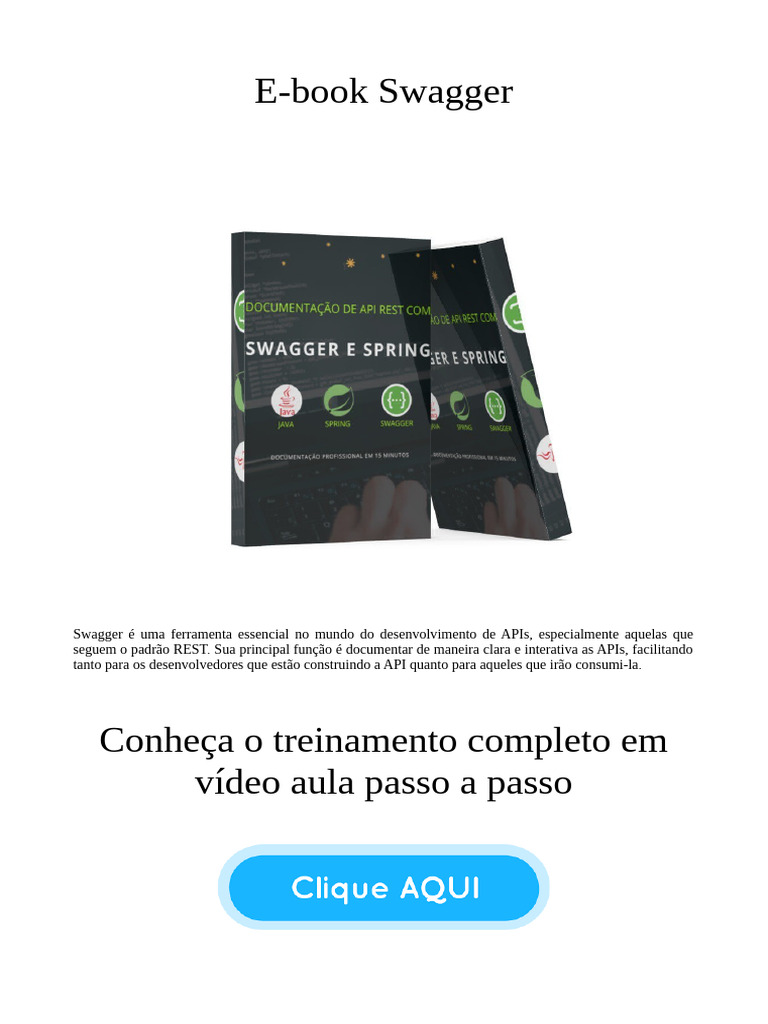 Documentação de API com Swagger | PDF | Interface de usuário | Testes ...