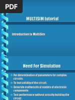 Multisim Tutorial