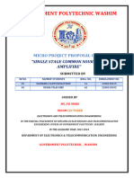 Finel Correction in Applied Electronic Microproject