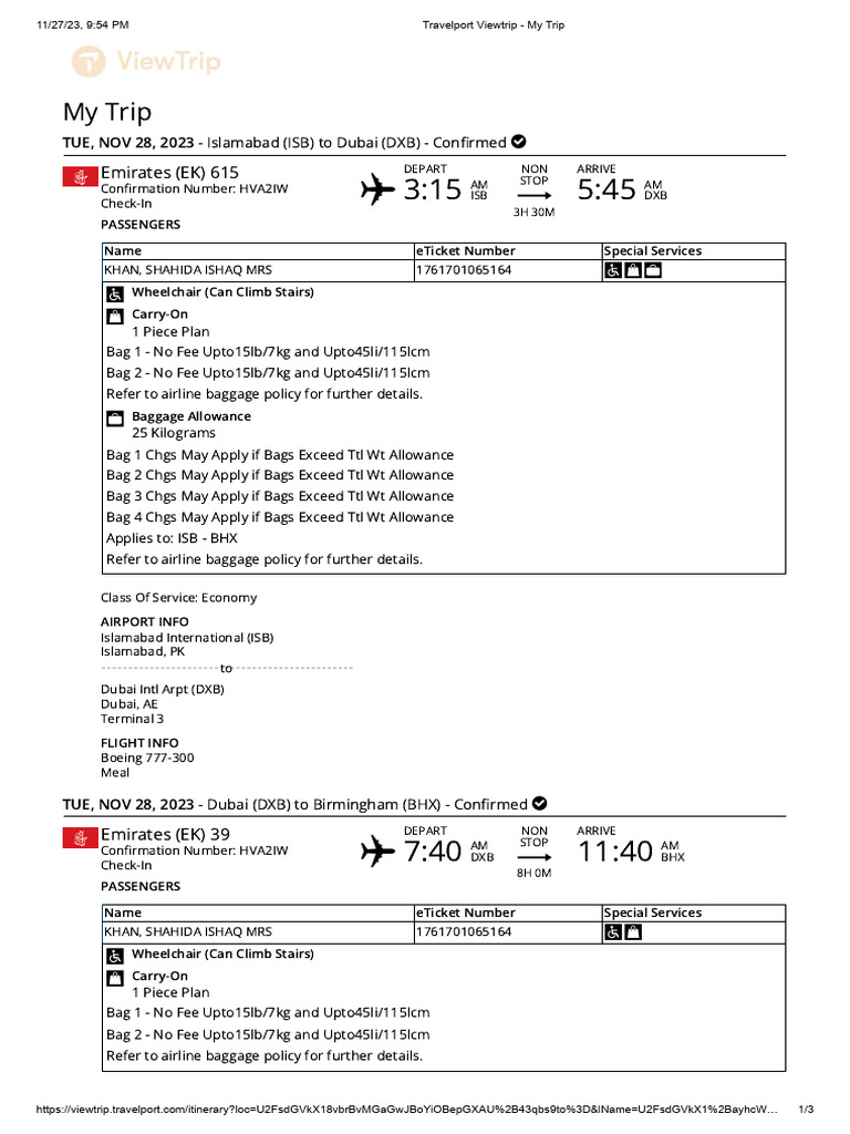 Ticket update download free pdf baggage aviation