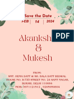 Akanksha Weds Mukesh