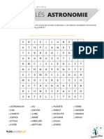 Mots Meles Astronomie - Savoirsplus