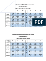 Routine Section Wise - Morning 11.1.24