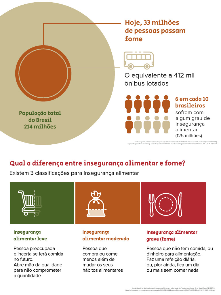 Insegurança Alimentar no Brasil 2022 | PDF | Brasil | Fome
