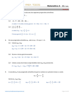 FT 30 - Progressões aritmética e geometricas - solução