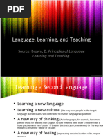 Chapter 1language, Learning, and Teaching2