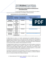 Acta de Diligencia de Informe Oral en Procedimiento Adm. Sancionador (Pad)