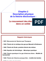 Theorie Elelectronique Chapitre II