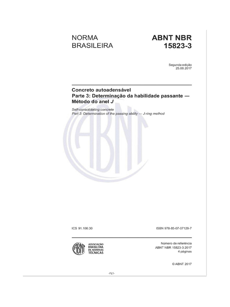 NBR 15823-3-2017 - Concreto Autoadensável - Parte 3 Determinação Da ...