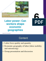 4 Labor Force Geography of Labor