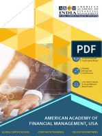 American Academy of Financial Management, Usa: Global Certifications Corporate Trainings Education Partners