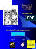 Elaboración de material didáctico multimedia
