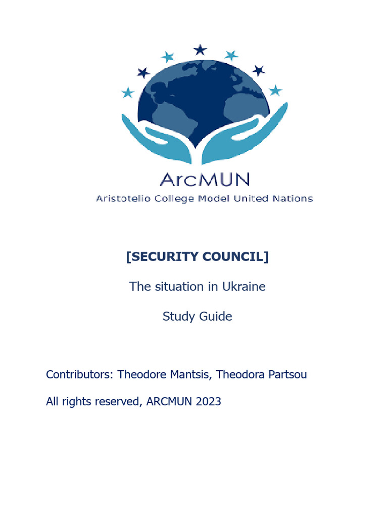 Ukraine Conflict Study Guide for MUN | PDF | United Nations Security ...