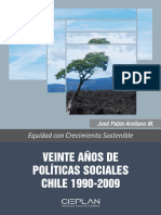 235716432 Arellano Jose Pablo 2012 Veinte Anos de Politicas Sociales CIEPLAN