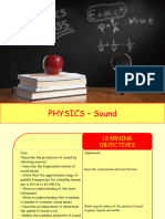 Physics 3.5 - Sound