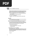 Arrays: Declaring Array Variables