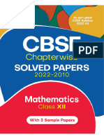 Arihant Chapterwise Solved Papers Class 12 Mathematics 2023 PDF