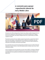 Cusco_ firman convenio para apoyar promoción y capacitación laboral de población penal y Medio Libre