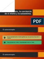 El Autoconcepto, La Conciencia de Si Mismo