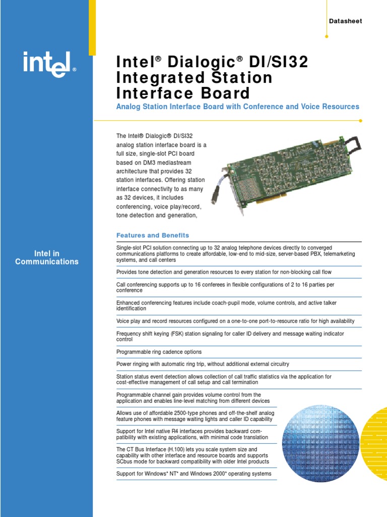 Dialogics DISI32 | PDF | Digital Signal Processor | System On A Chip