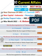 TOP 1500 MCQs Current Affairs (Part 1)