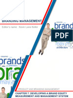 Chapter 07 Developing A Brand Equity Measurement And Management System