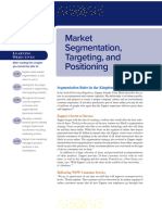 Reading Material - Module 2 - Market Segmentation, Targeting, and Positioning