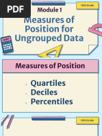 Q4 Mod. 1 Measures of Position For Ungrouped Data Quartiles