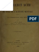 These - Lintellect Actif-Du Rôle de L'activité Mentale Dans La Formation Des Idées - Clodius Piat - 1890 Readiris