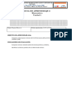 Ficha de Trabajo 8 Matemática