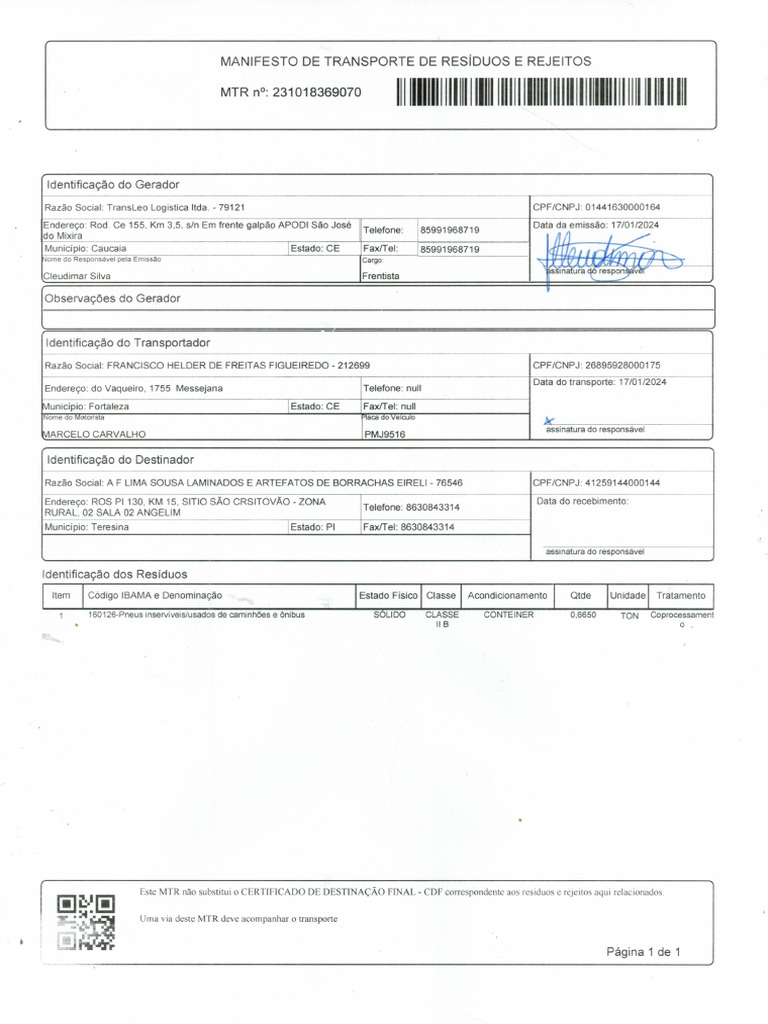 MTR #231018369070 | PDF
