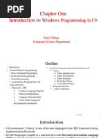 Chapter One Window Programming Handout-1