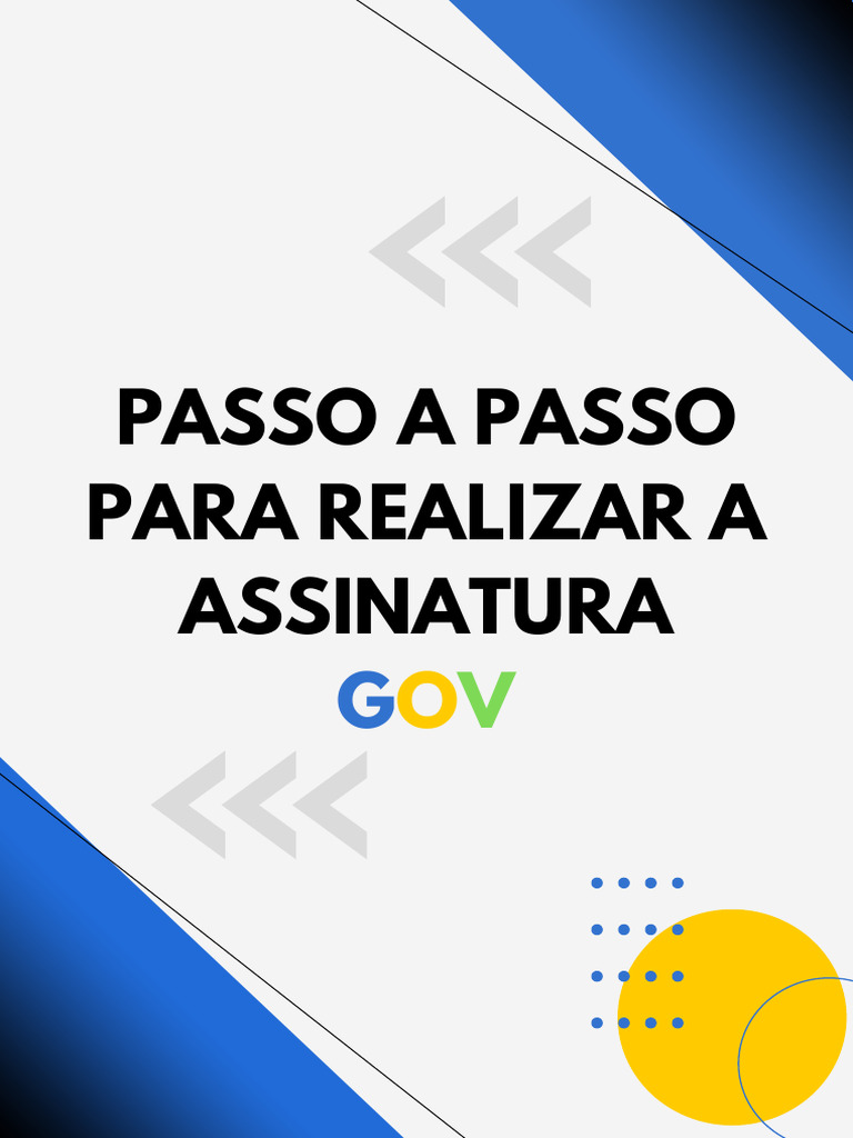 Como Fazer Assinatura Digital Gov.br | PDF | Informática