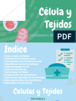 Presentación Biología Células Infantil Orgánico Verde y Azul