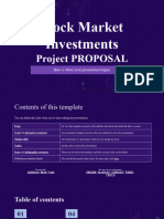Stock Market Investments Project Proposal by Slidesgo