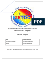 John Mutarauswa Report July